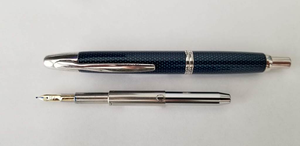 Internal parts of Pilot Namiki Vanishing Point